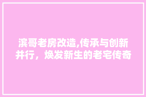 滨哥老房改造,传承与创新并行，焕发新生的老宅传奇