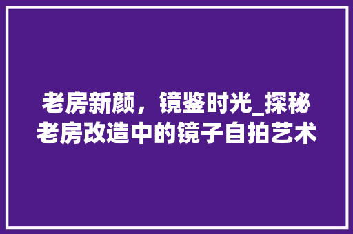 老房新颜，镜鉴时光_探秘老房改造中的镜子自拍艺术