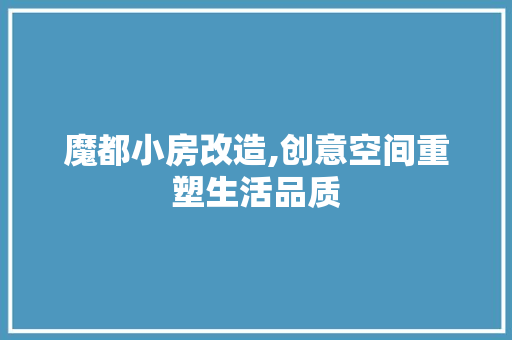 魔都小房改造,创意空间重塑生活品质 汽车维修