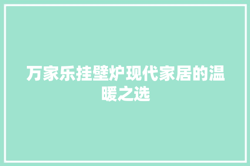 万家乐挂壁炉现代家居的温暖之选 汽车维修
