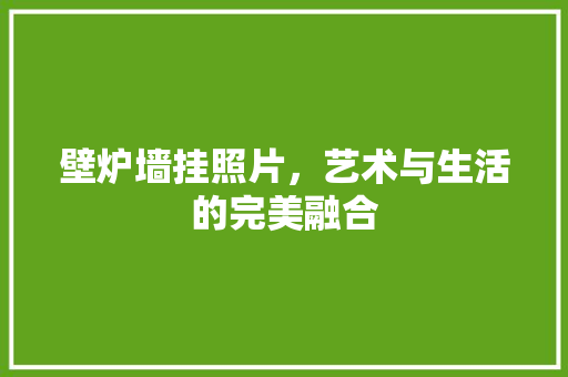 壁炉墙挂照片，艺术与生活的完美融合