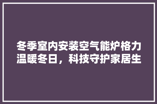 冬季室内安装空气能炉格力温暖冬日，科技守护家居生活 家电维修