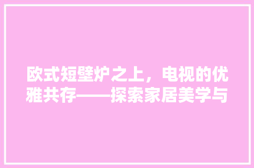 欧式短壁炉之上，电视的优雅共存——探索家居美学与科技融合的艺术