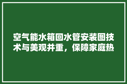 空气能水箱回水管安装图技术与美观并重，保障家庭热水需求 汽车维修