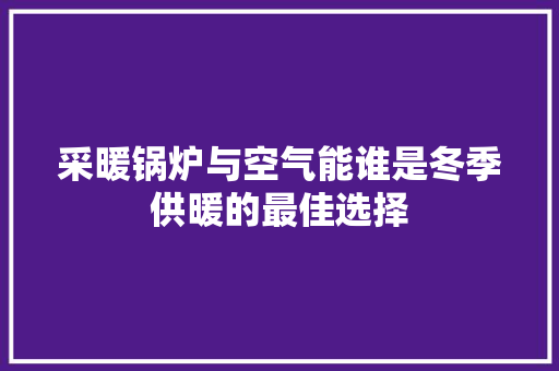 采暖锅炉与空气能谁是冬季供暖的最佳选择 综合便民