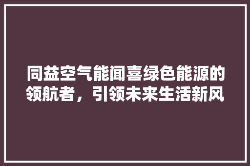 同益空气能闻喜绿色能源的领航者，引领未来生活新风尚 墙体维修
