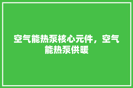 空气能热泵核心元件，空气能热泵供暖