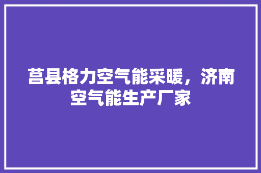 莒县格力空气能采暖，济南空气能生产厂家 汽车维修