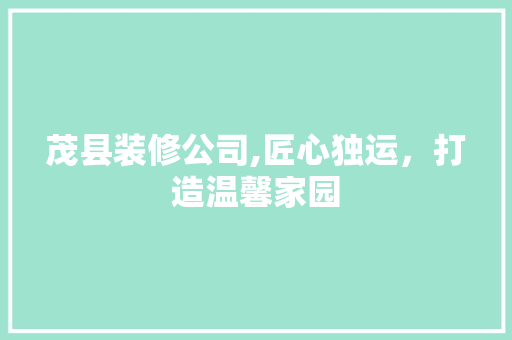 茂县装修公司,匠心独运，打造温馨家园 茂县装修公司,匠心独运，打造温馨家园 厨房维修