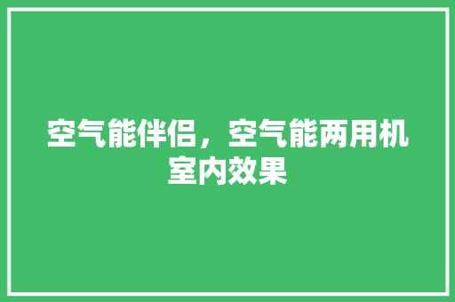 空气能伴侣，空气能两用机室内效果 汽车维修