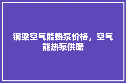 铜梁空气能热泵价格，空气能热泵供暖