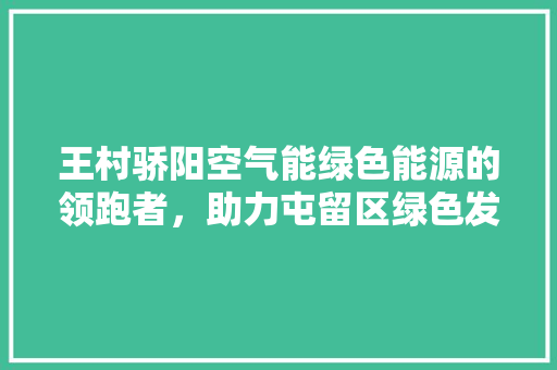 王村骄阳空气能绿色能源的领跑者，助力屯留区绿色发展
