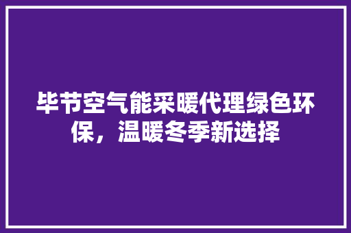 毕节空气能采暖代理绿色环保，温暖冬季新选择 厨房维修