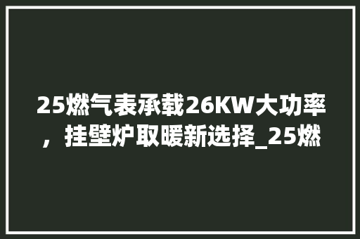 25燃气表承载26KW大功率，挂壁炉取暖新选择_25燃气表能带26kw挂壁炉 25燃气表承载26KW大功率，挂壁炉取暖新选择_25燃气表能带26kw挂壁炉 汽车维修