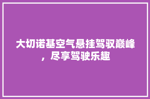 大切诺基空气悬挂驾驭巅峰，尽享驾驶乐趣 墙体维修