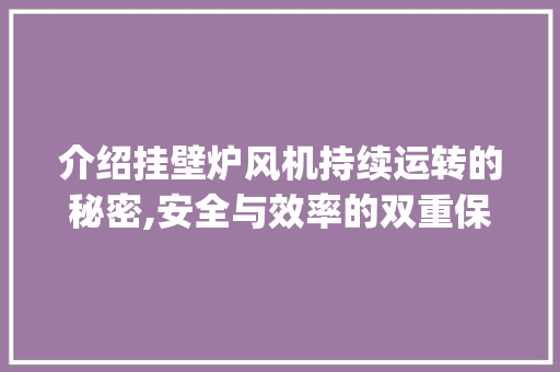 介绍挂壁炉风机持续运转的秘密,安全与效率的双重保障_挂壁炉为什么风机一直转 介绍挂壁炉风机持续运转的秘密,安全与效率的双重保障_挂壁炉为什么风机一直转 墙体维修