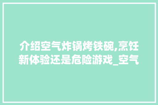 介绍空气炸锅烤铁碗,烹饪新体验还是危险游戏_空气炸锅能烤铁碗吗 介绍空气炸锅烤铁碗,烹饪新体验还是危险游戏_空气炸锅能烤铁碗吗 家电维修