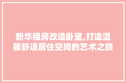 新华租房改造卧室,打造温馨舒适居住空间的艺术之旅