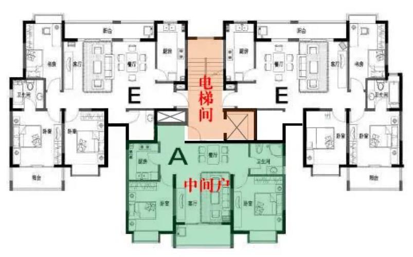 一梯三户装修图分析,空间布局的艺术与适用并重 家电维修 一梯三户装修图分析,空间布局的艺术与适用并重 一梯三户装修图分析,空间布局的艺术与适用并重 家电维修