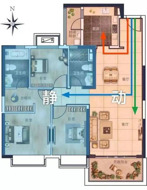 南北通透户型装修指南,打造宜居空间的方法 家电维修 南北通透户型装修指南,打造宜居空间的方法 南北通透户型装修指南,打造宜居空间的方法 家电维修